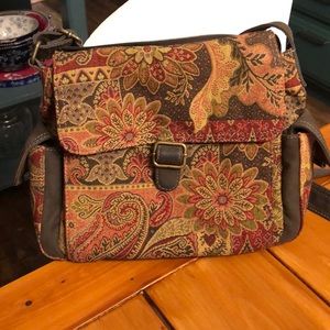 Fossil Tapestry Cross Body Purse